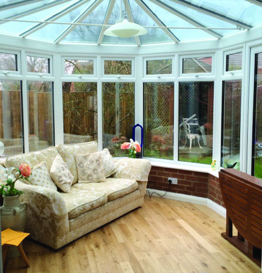 Conservatory with window